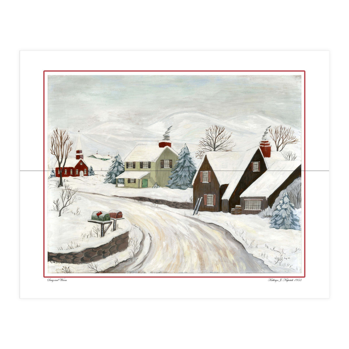 Snug & Warm Watercolor (Print Only)