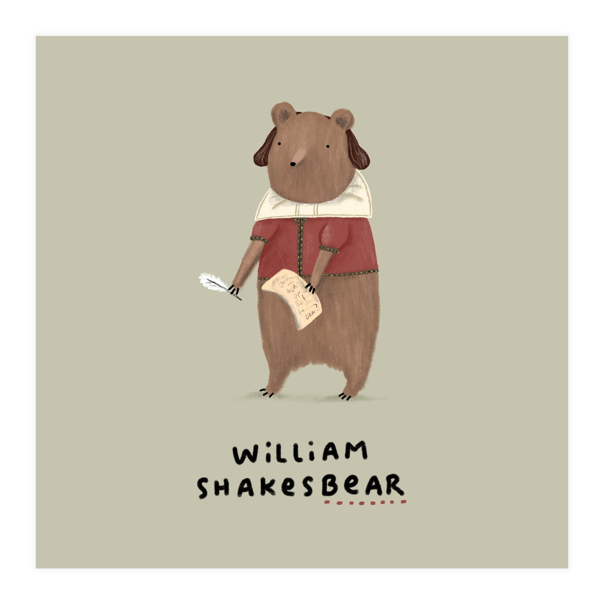 William Shakesbear (Print Only)