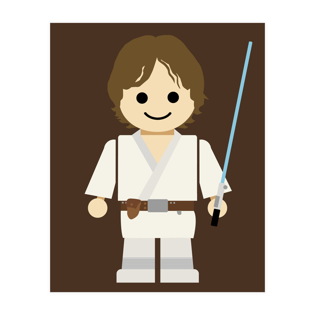 Luke Skywalker Toy (Print Only)