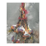 Garlic still life watercolor painting (Print Only) thumbnail