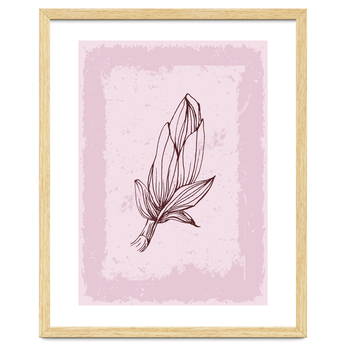 Magnolia Simple Minimal Boho - Botanical Leaves