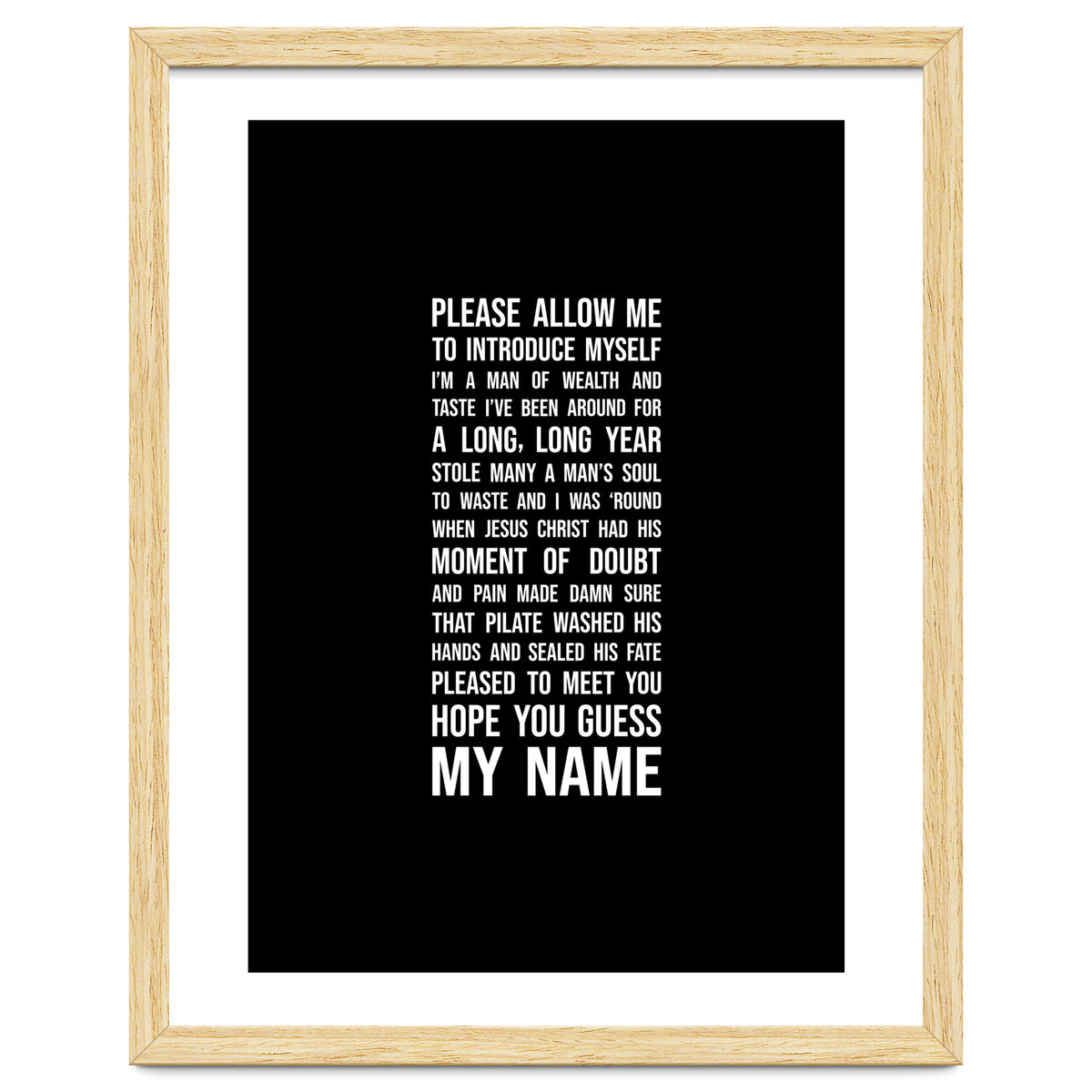 Sympathy For The Devil