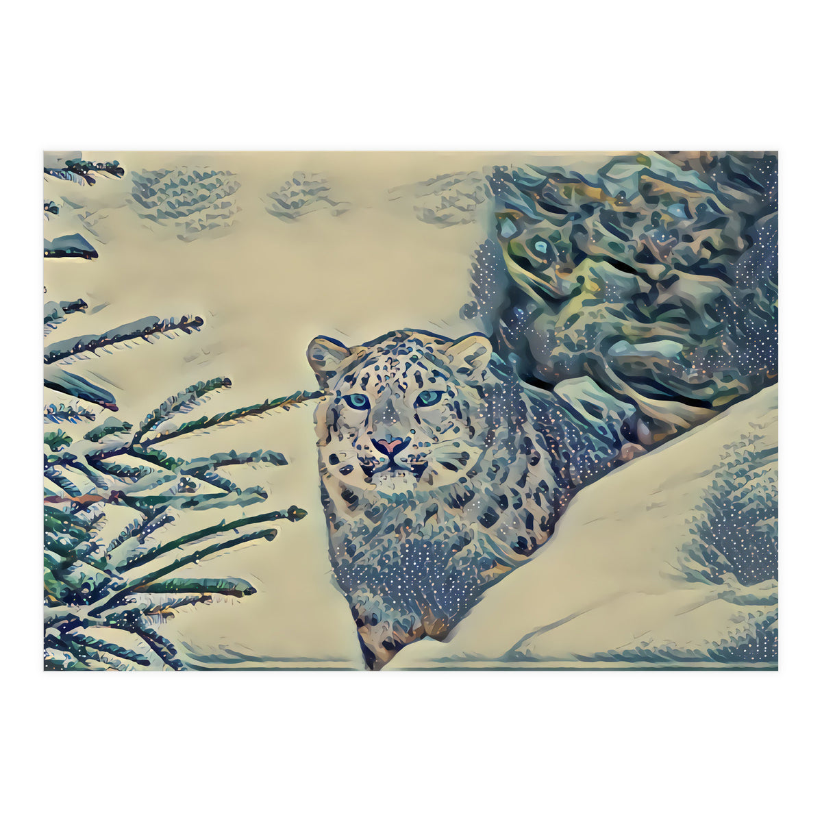 Snow Leopard (Print Only)