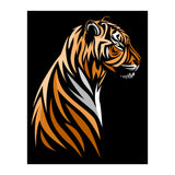 Tribal Tiger  (Print Only) thumbnail