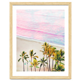 Pink Ocean | Dreamy Scenic Tropical Beach Travel | Blush Nature Sea Beach Coconut Trees thumbnail