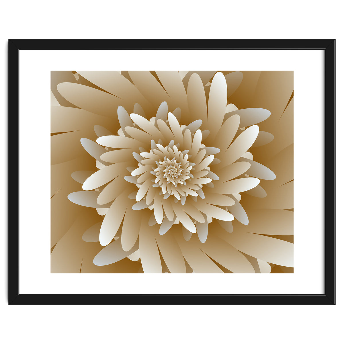 Abstract Digital Floral ART