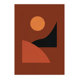 Abstract Geometrical Terracota Earthy Tones (Print Only) thumbnail