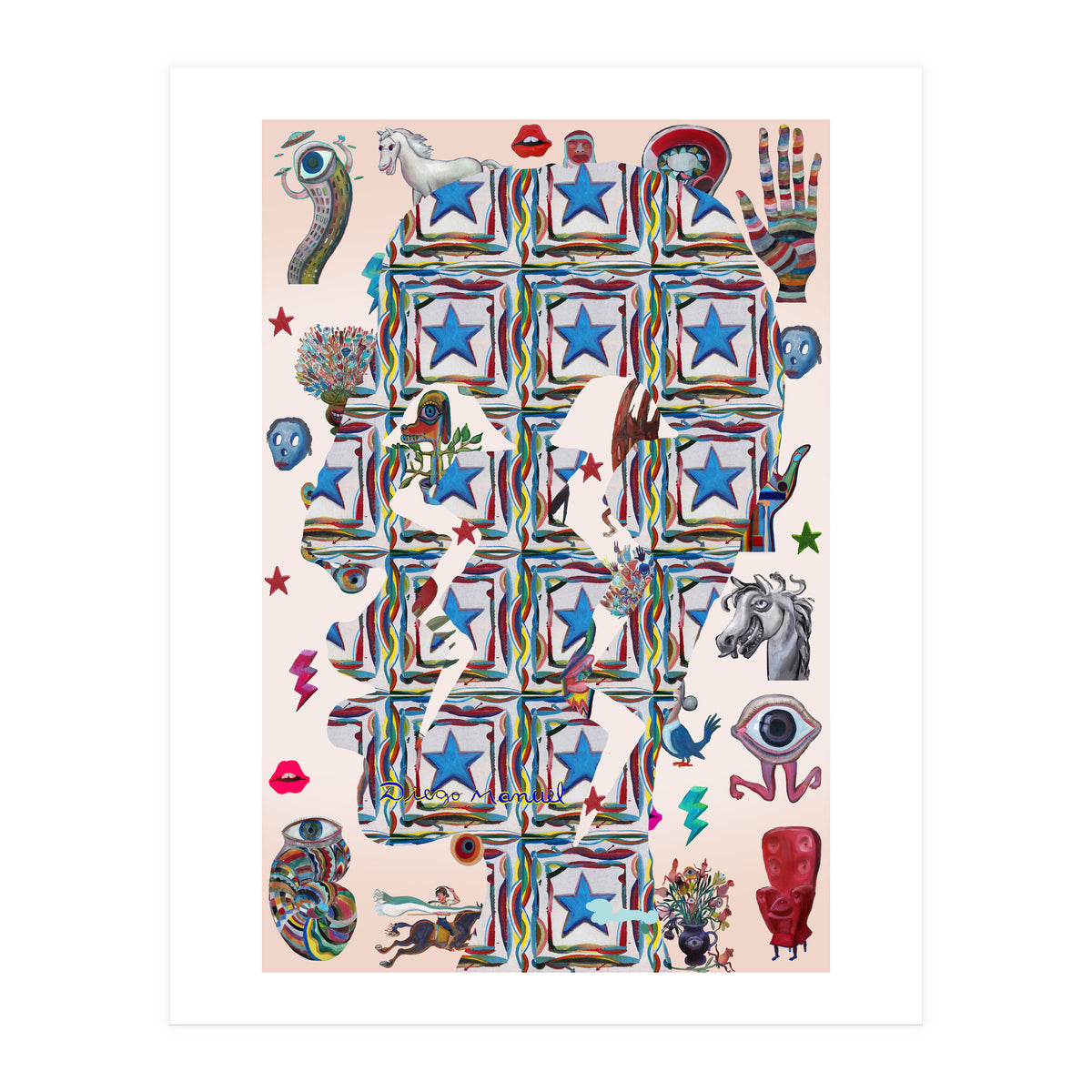 Perfil Con Rayos B 9 (Print Only)