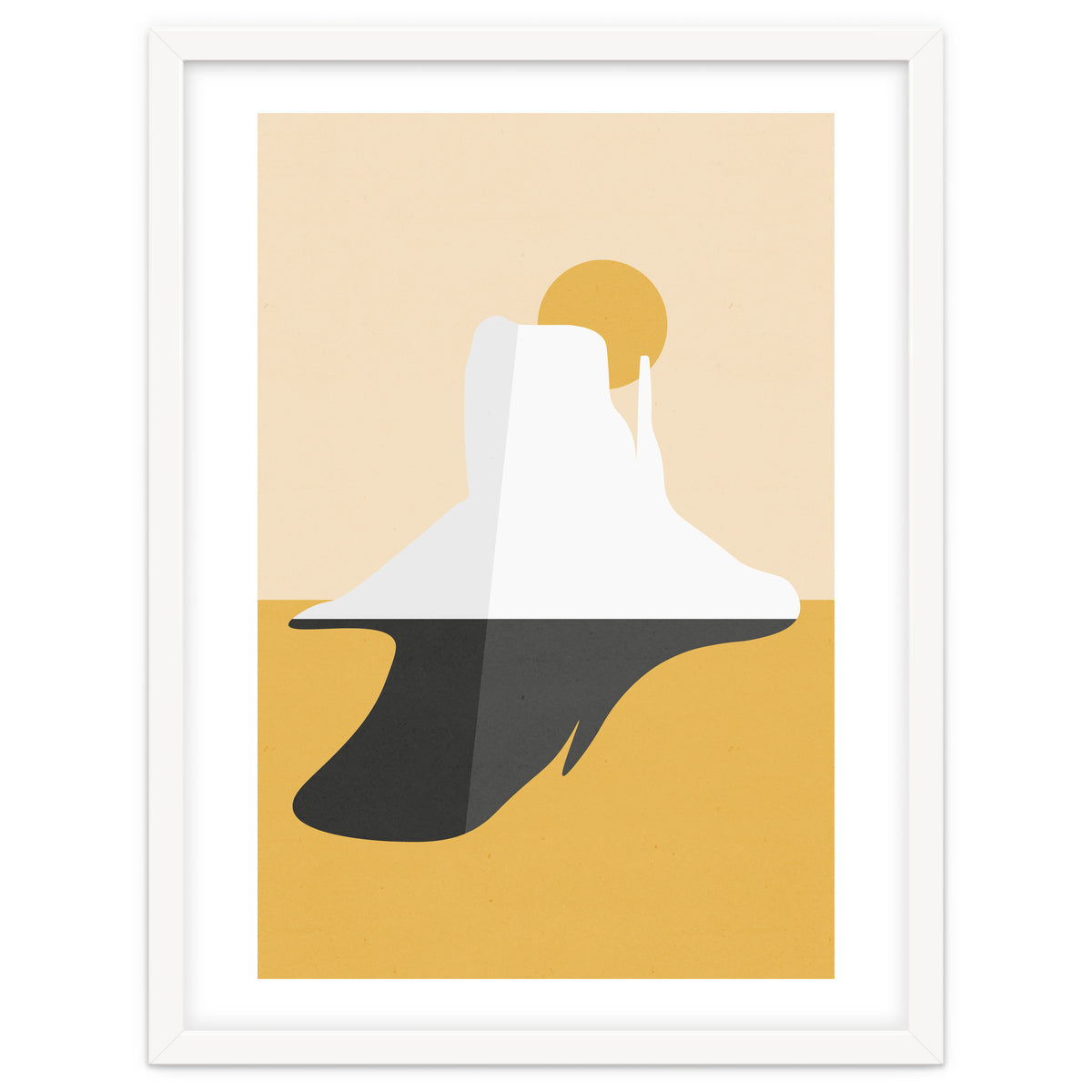 Abstract Mesa - Golden Desert