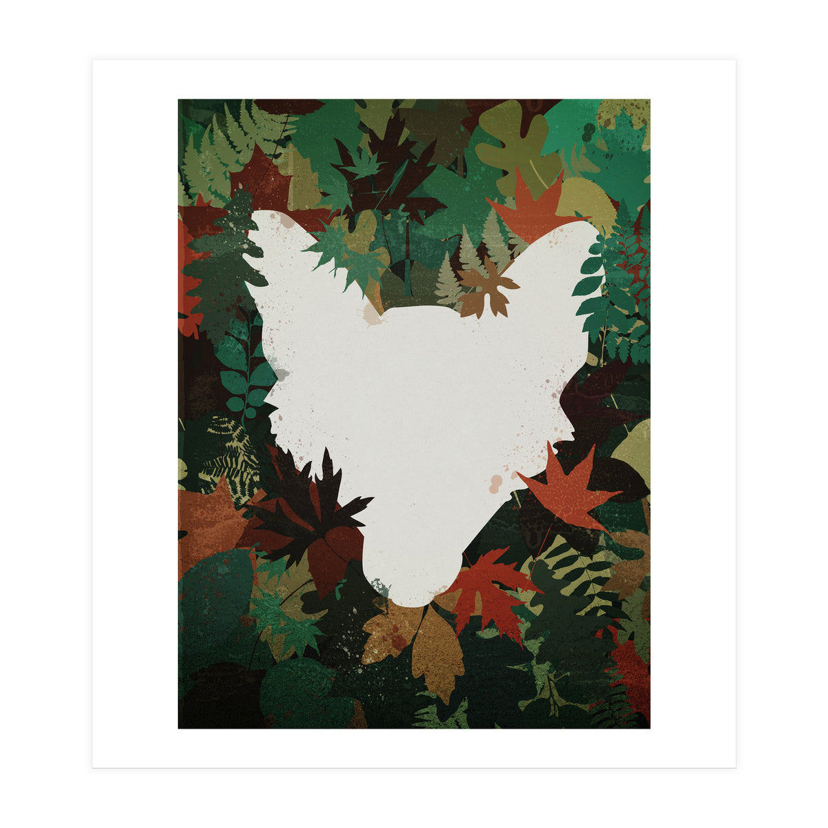 Hidden fox (Print Only)