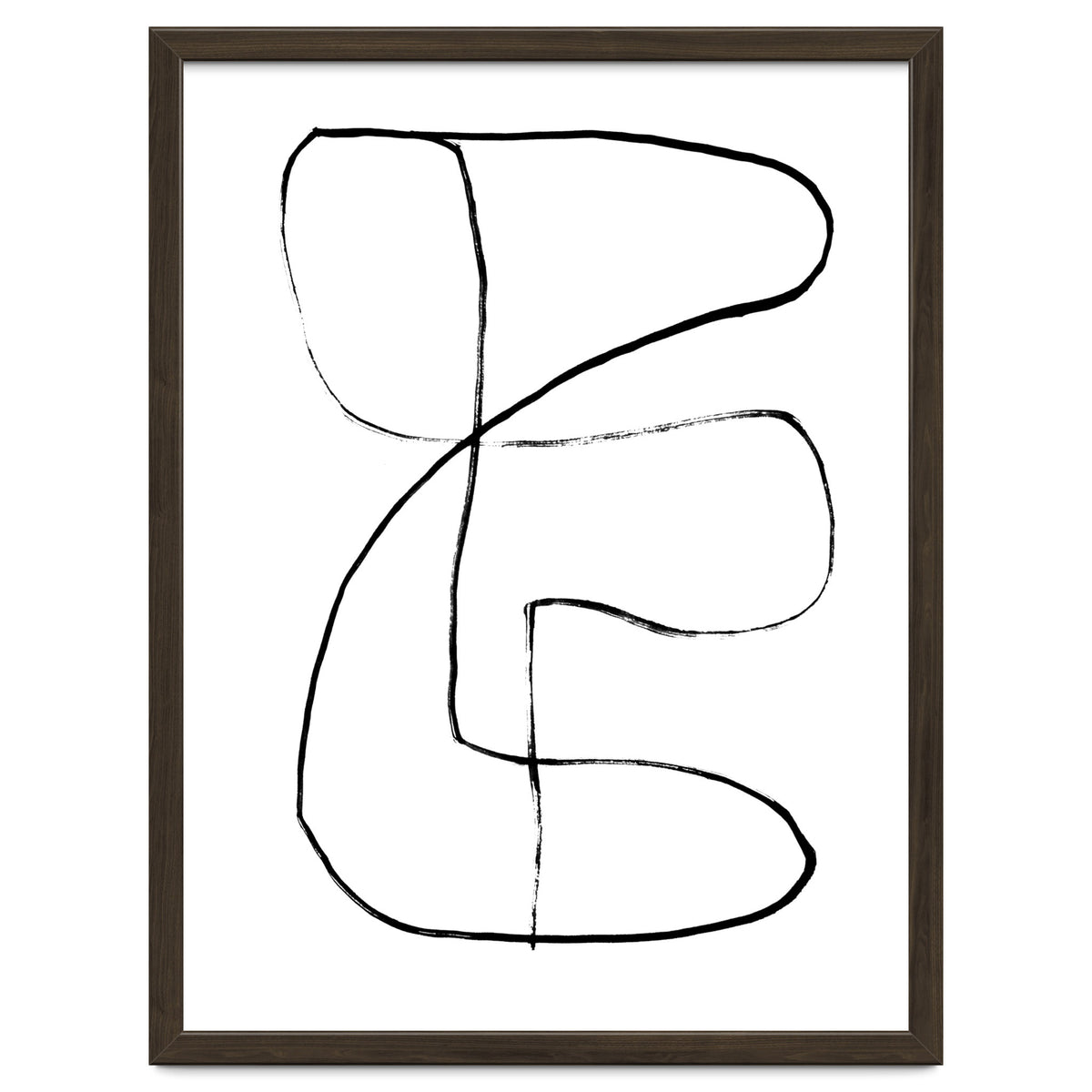 Mid-Century Line Art Print #1