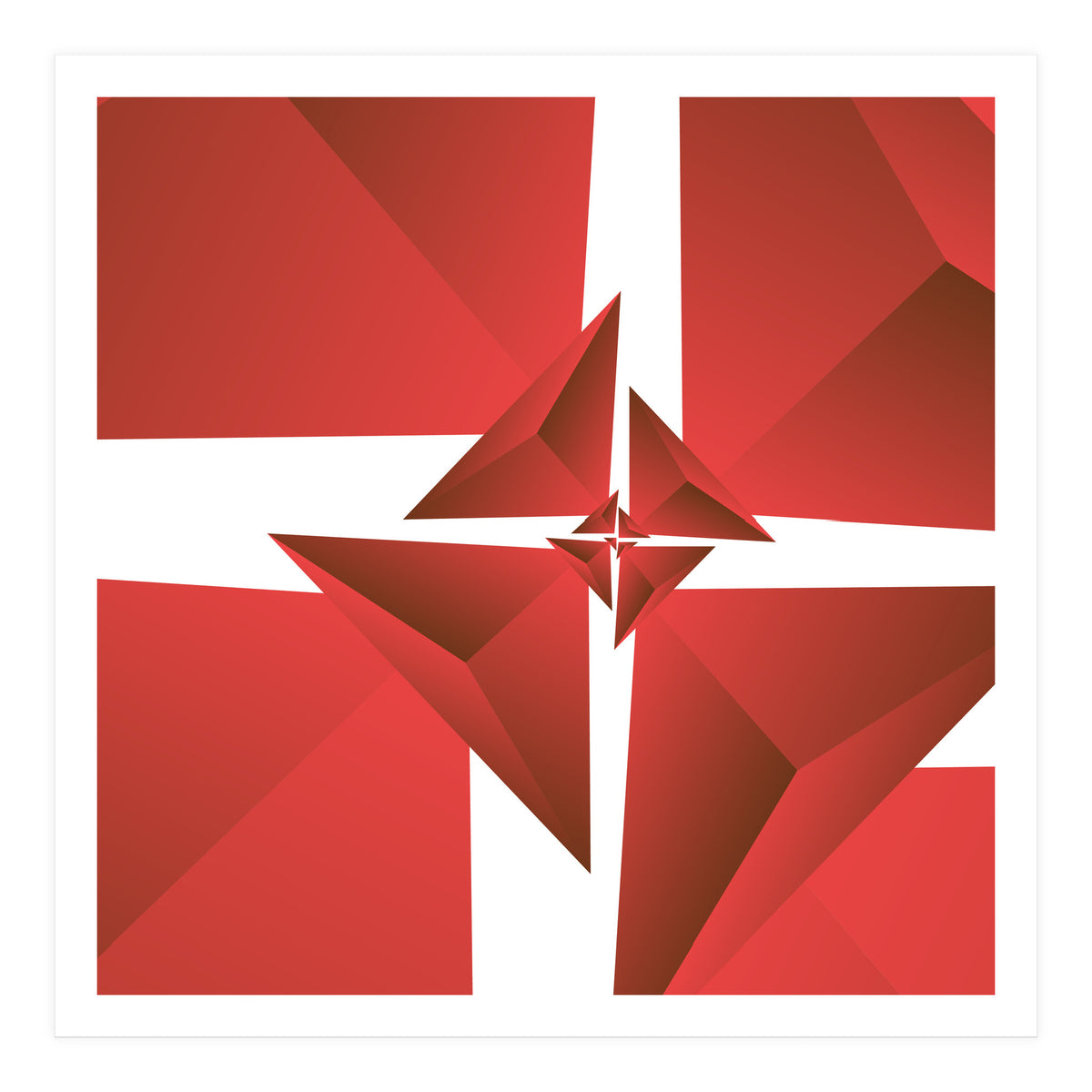 Trendy Triangle Pattern (Print Only)