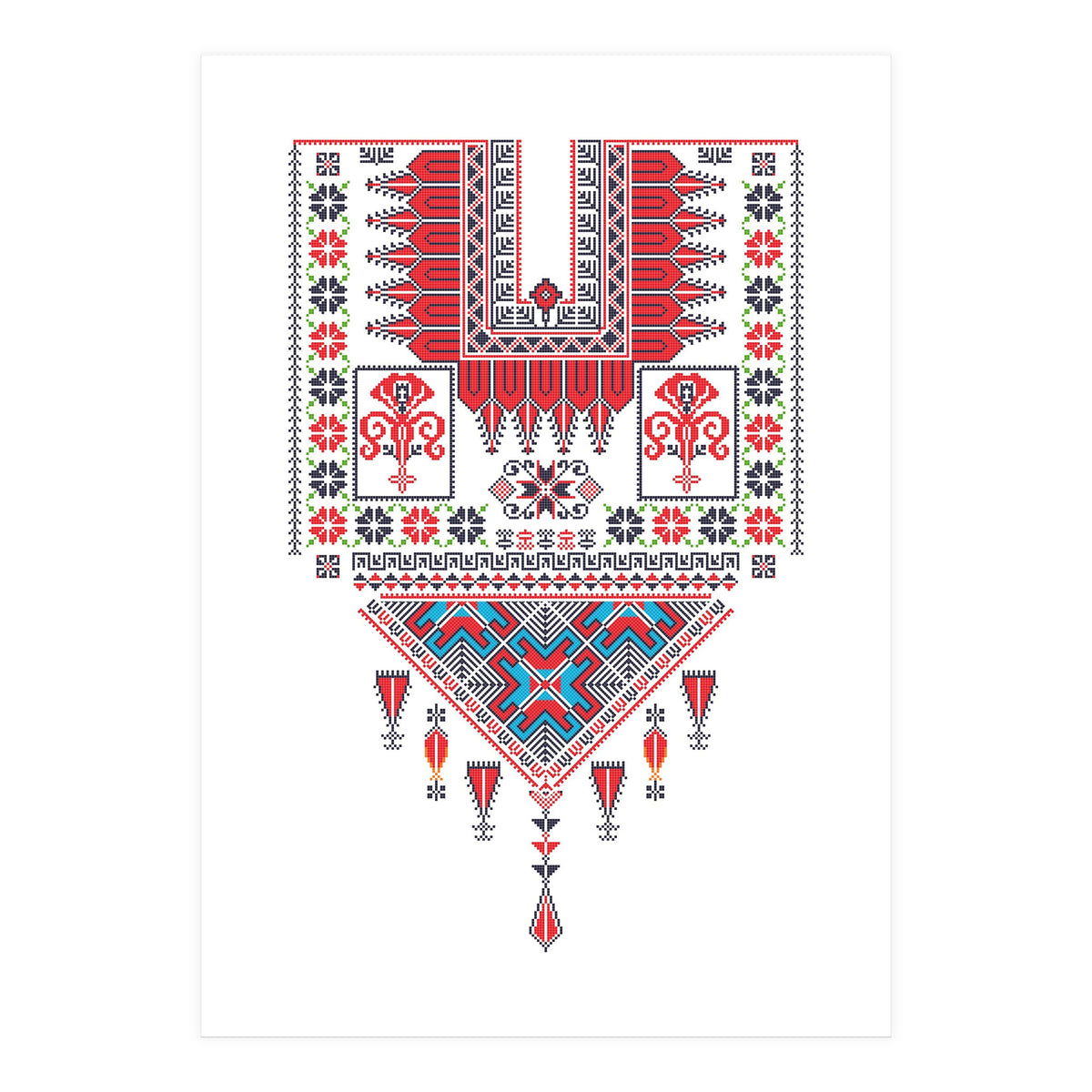 Tatreez Ornament 8 (Print Only)