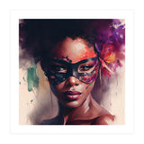 Watercolor Carnival Woman #3 (Print Only) thumbnail