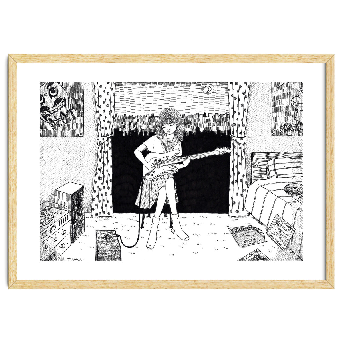 Teenager's Room In The 80's