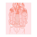 Pink Jeans Jacket  (Print Only) thumbnail