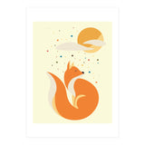 Foxy felt with the heart (Print Only) thumbnail