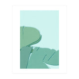 Abstract Banana Leaves Two - Greener Eden (Print Only) thumbnail