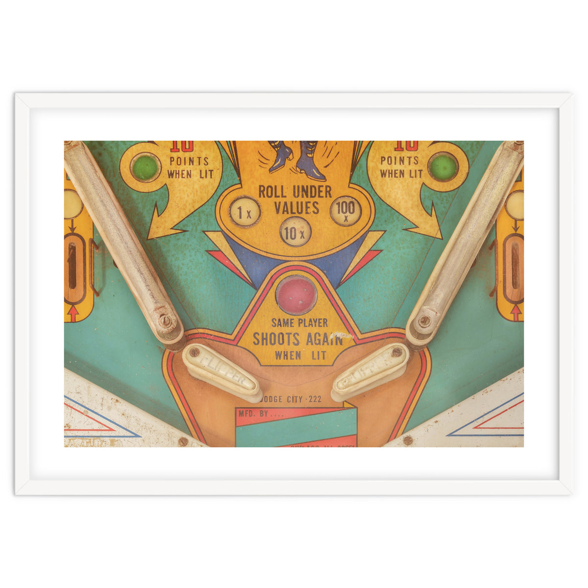 The vintage Pinball Machine