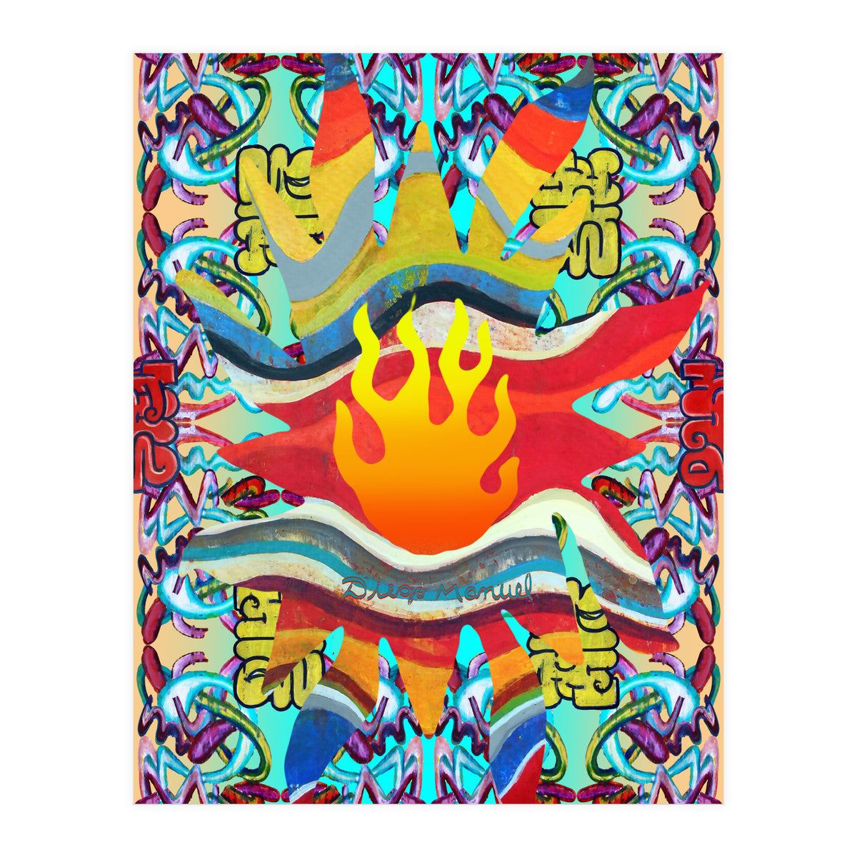 Fuego Y Graffiti 43 (Print Only)