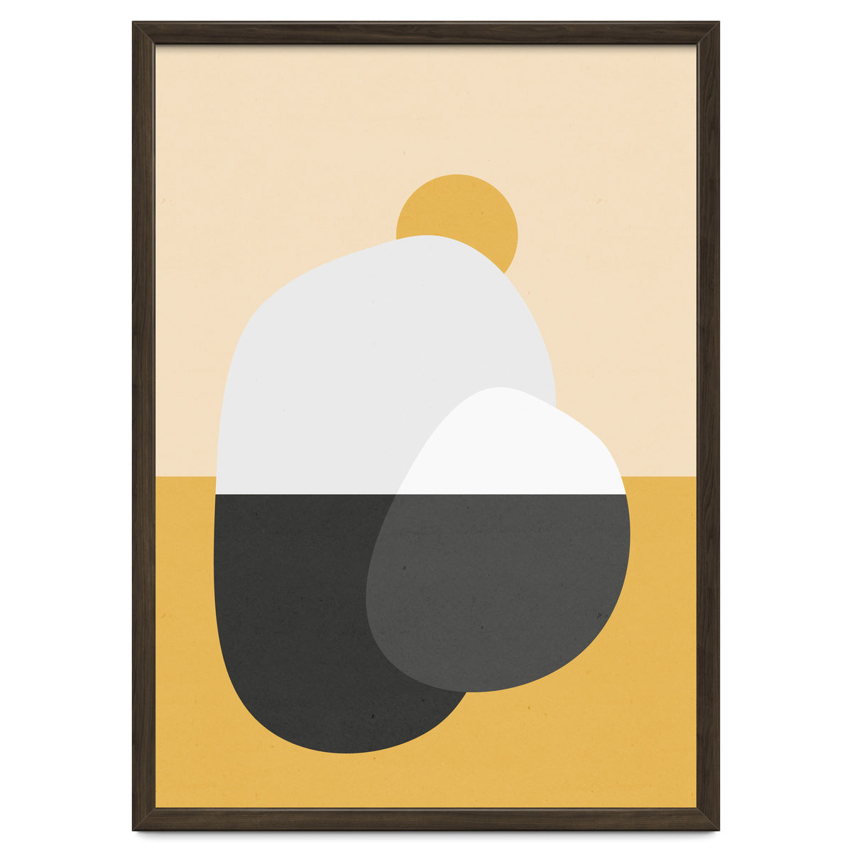 Abstract Boulders - Golden Desert