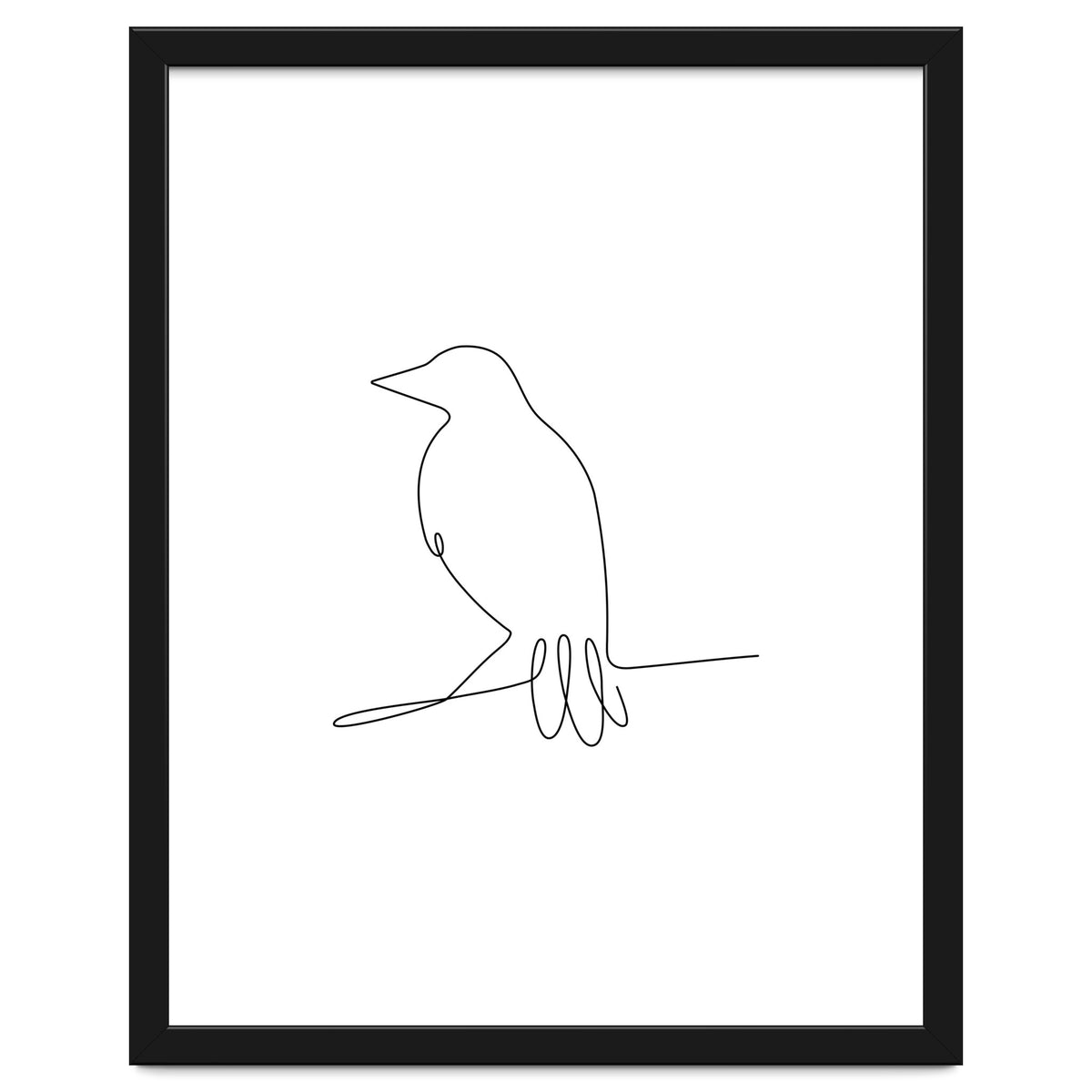 One Line Art Bird II