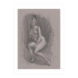 Beautiful drawing of a woman (Print Only) thumbnail