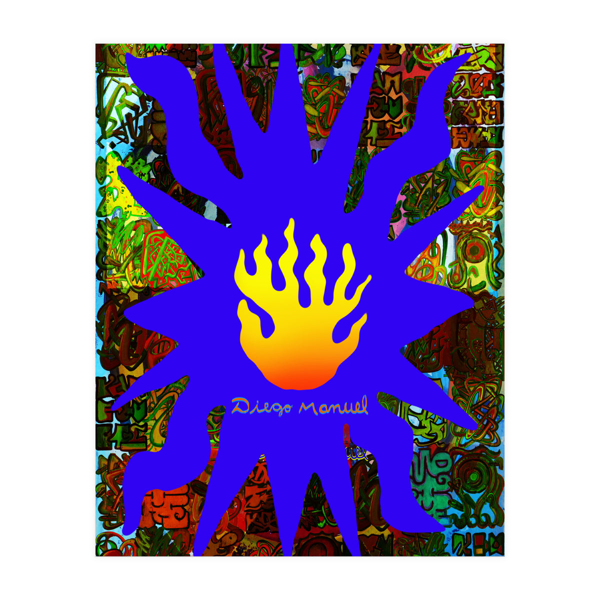 Fuego Y Graffiti 65 (Print Only)