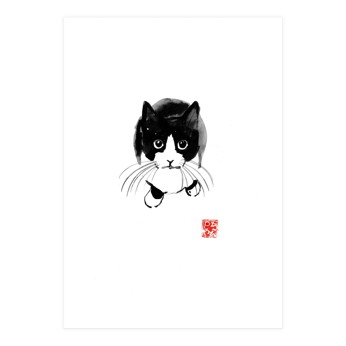 Above cat (Print Only)