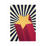 Mid Century 3d Star (Print Only) thumbnail