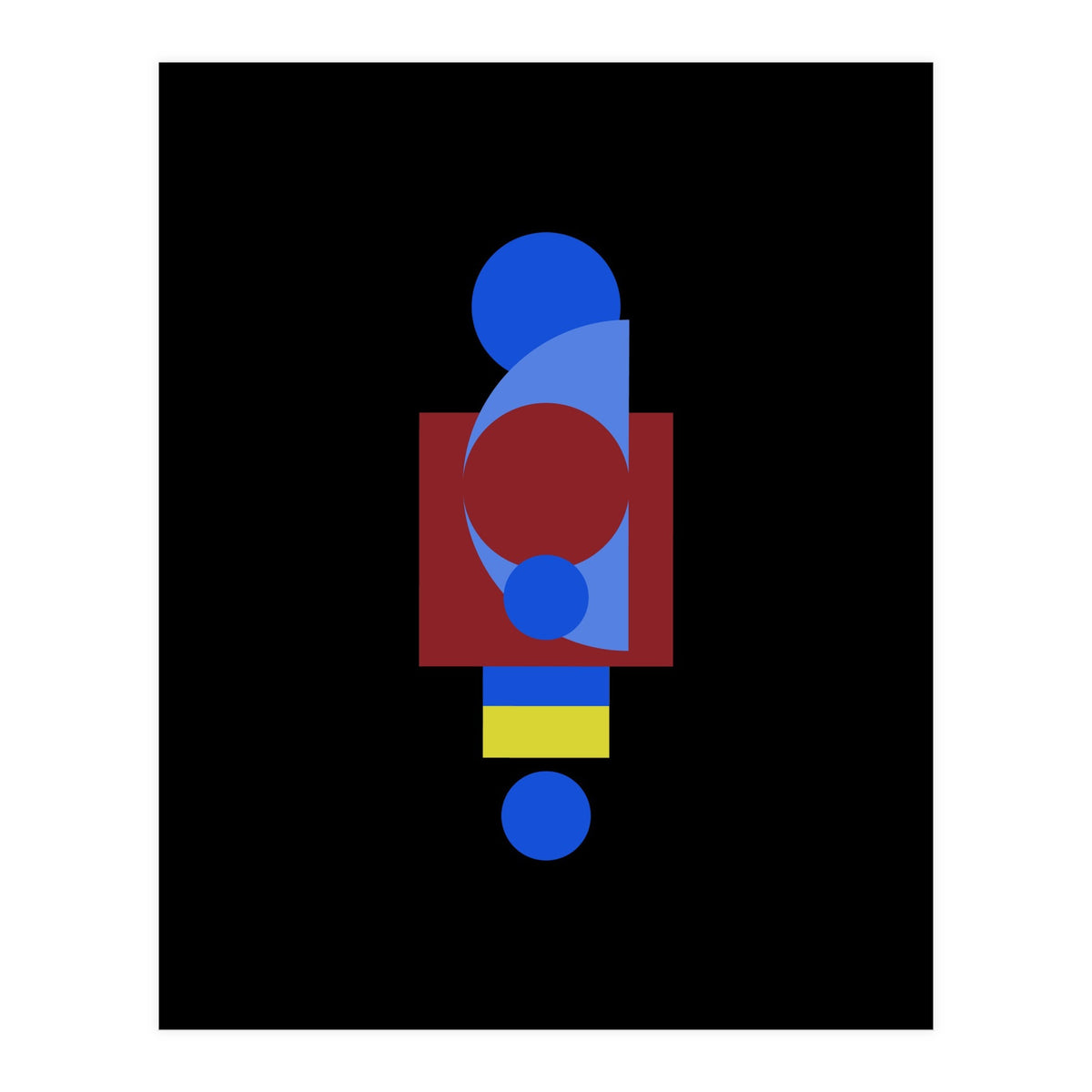 Man | abstract modern (Print Only)