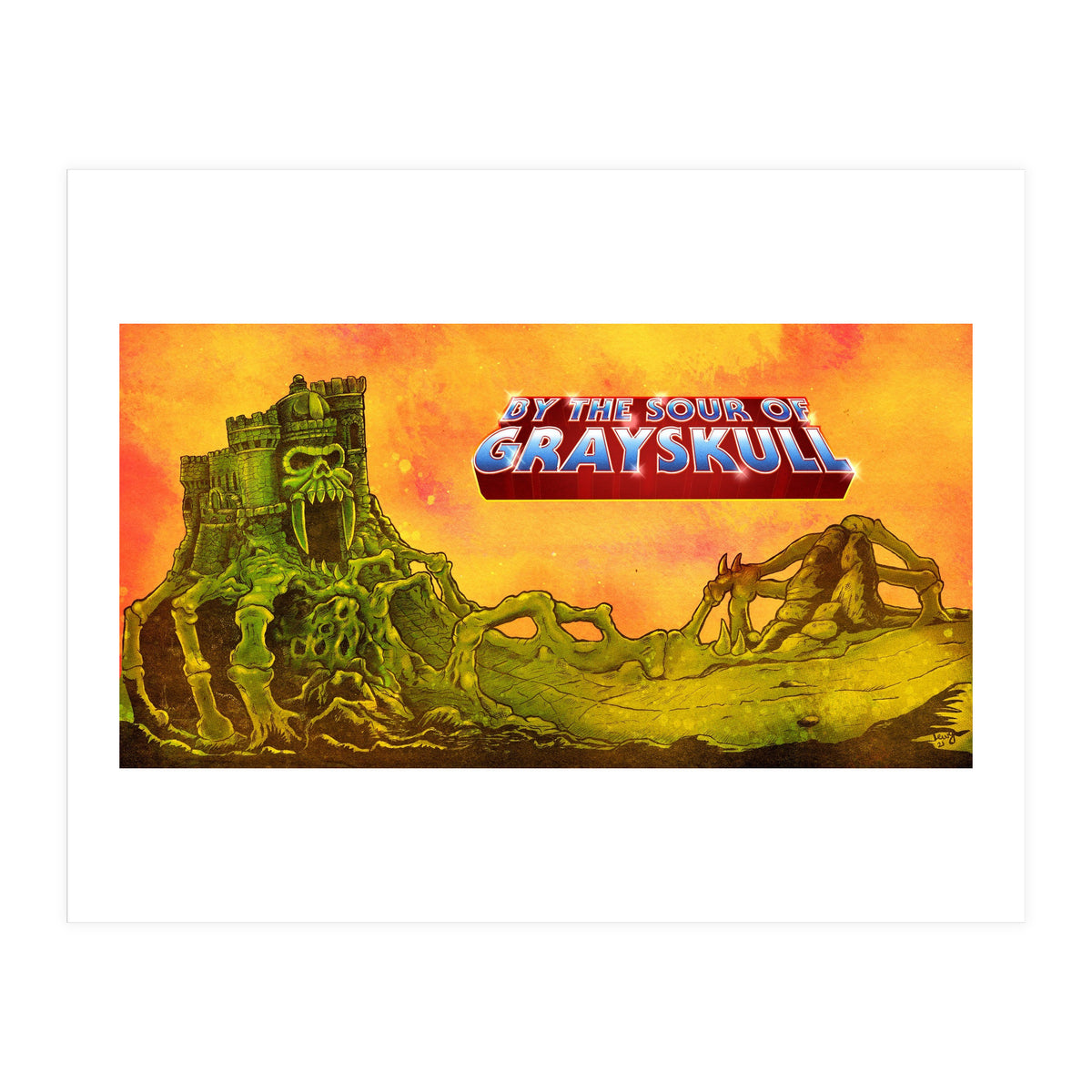 By The Sour Of Graykull - Steel City Brewery x Mega Collab - Grapefruit & Redcurrant Sour Beer (Print Only)