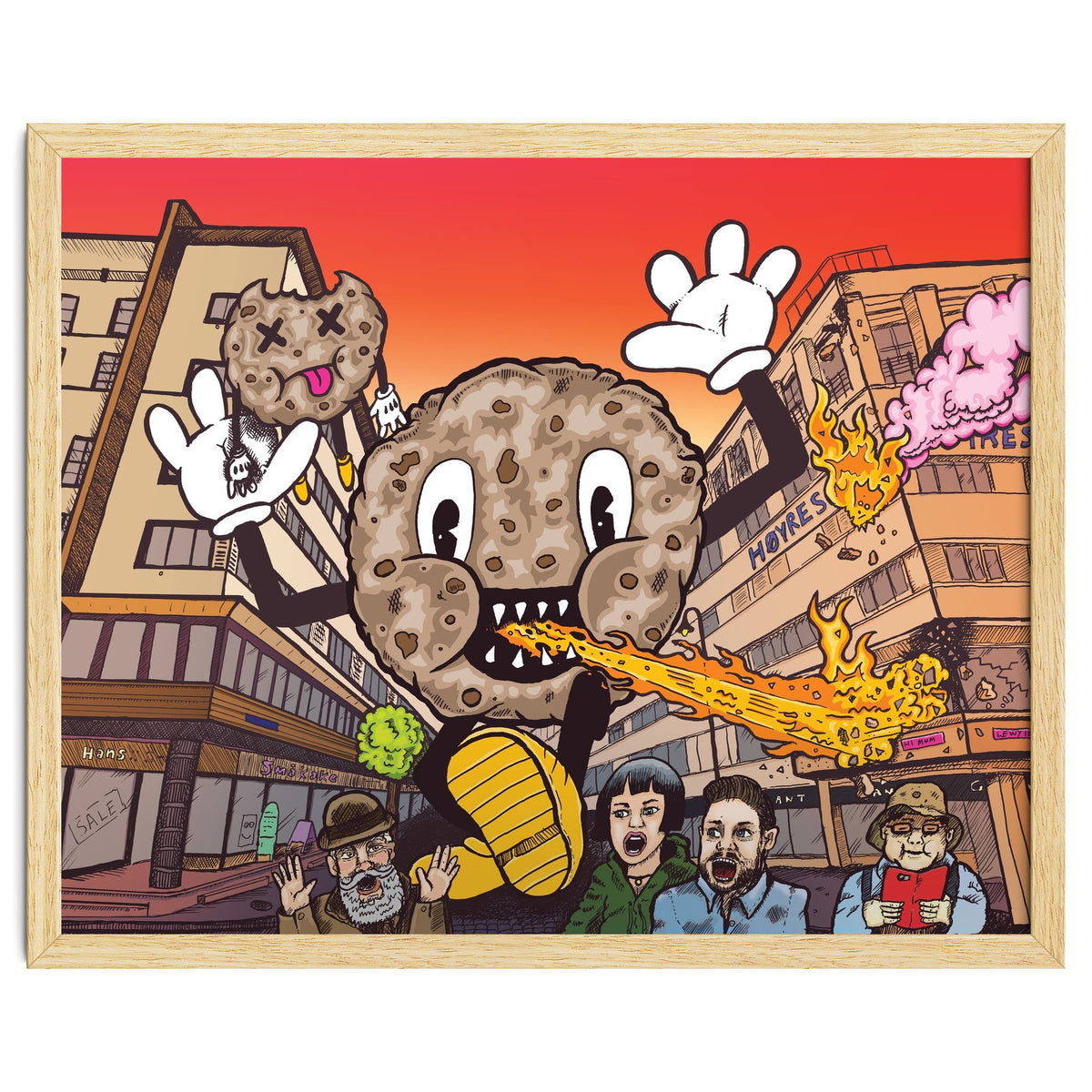 Cookie Monster 12.3% ABV Bourbon Barrel Aged Coconut Chocolate Chip Stout - Amundsen Brewery