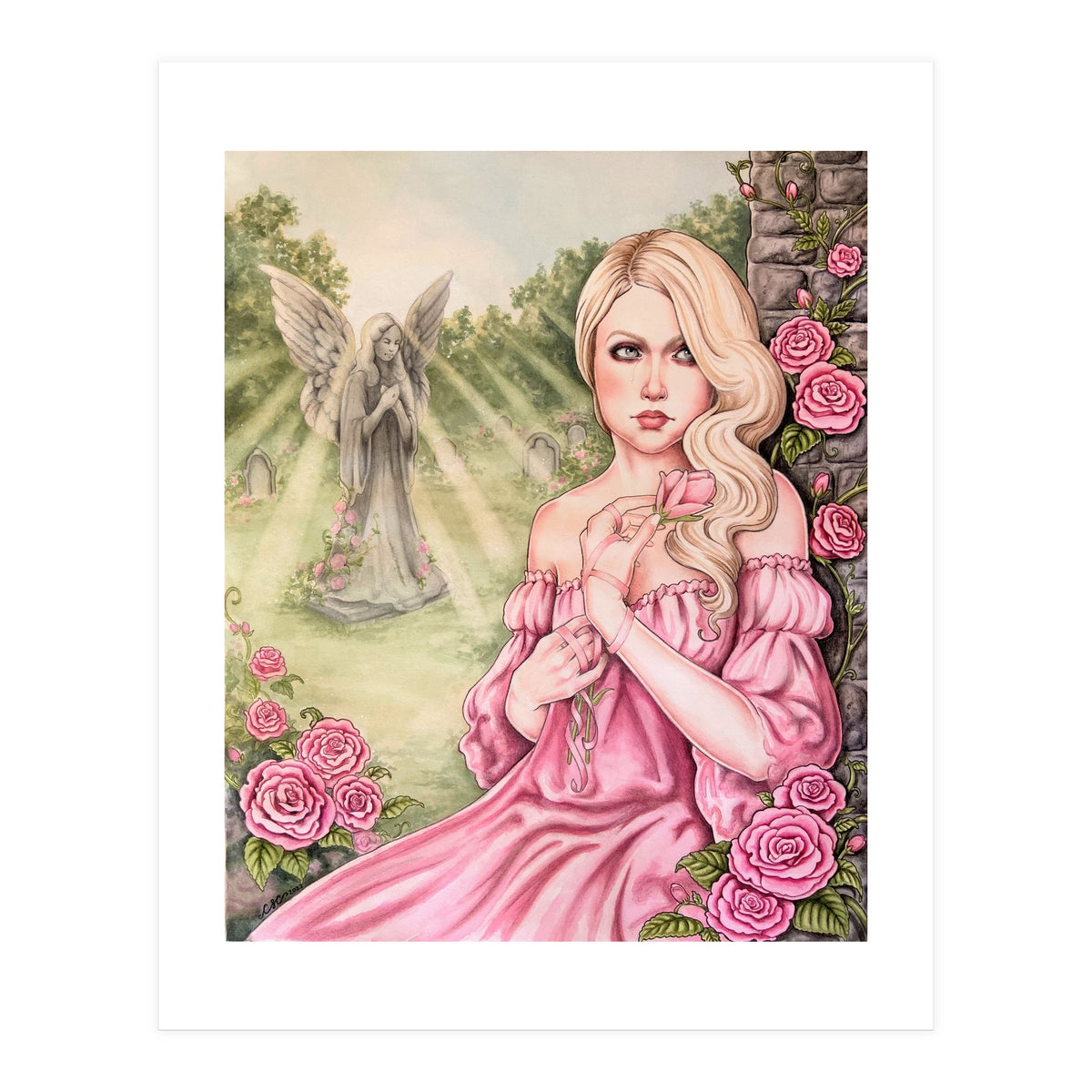 Weeping Rose (Print Only)