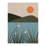 Mountain Lake Sun Boho (Print Only) thumbnail