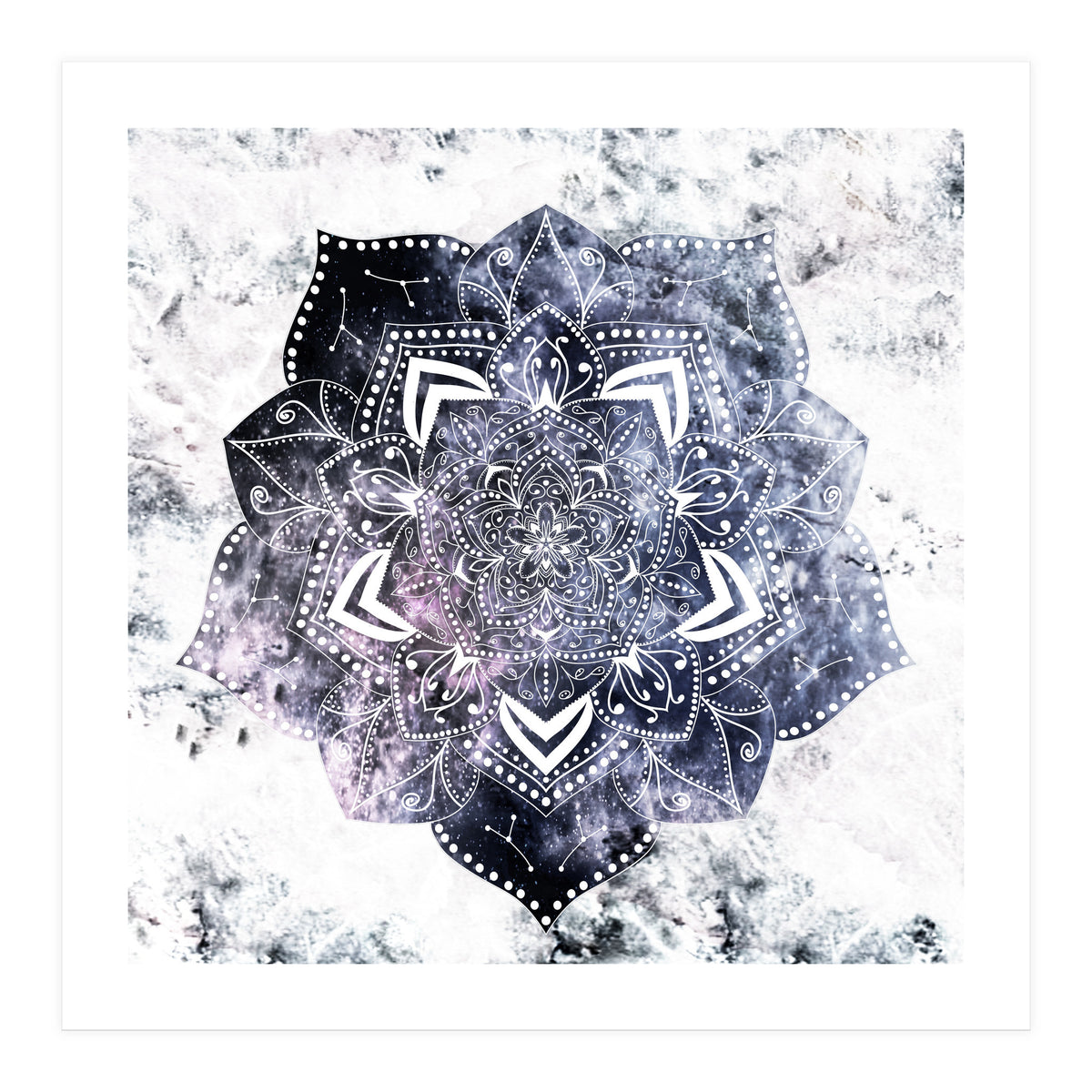 Cancer Constellation Mandala (Print Only)