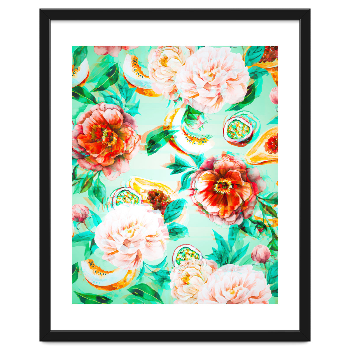 Tropical flowery fruit glitch