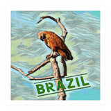 Brazilian resting Eagle (Print Only) thumbnail