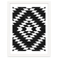 Urban Tribal Pattern No.14 - Aztec - Black Concrete