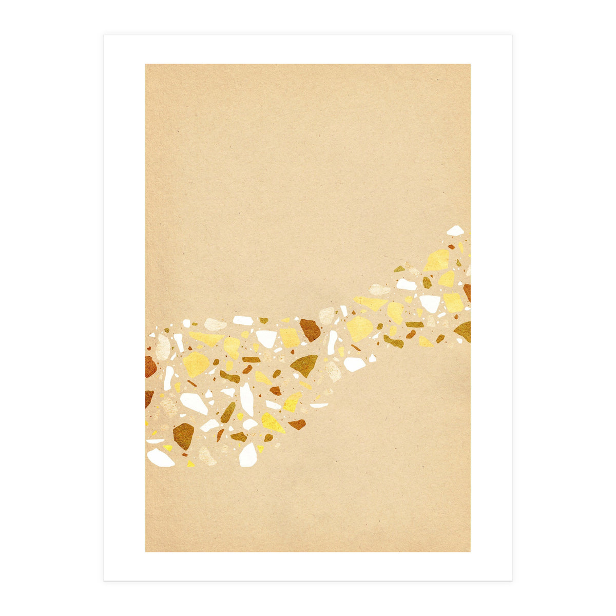 Abstract terrazzo pattern (Print Only)