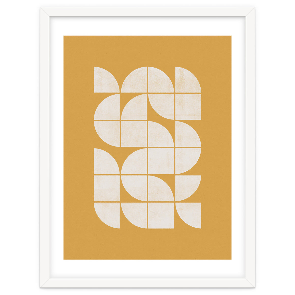 Mid-Century Modern No.26 - Woodblock Print