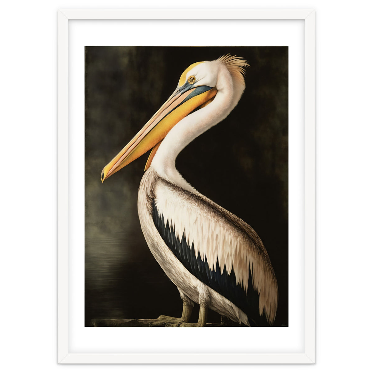 Pelican Oil Painting