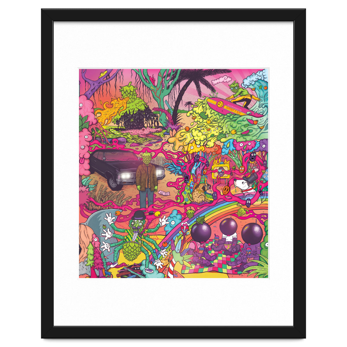 ABBEYDALE BREWERY COLLAB SERIES #2 FULL ILLUSTRATION - THORNBRIDGE, WILDE CHILD, RIDGESIDE, TORRSIDE, BOX SOCIAL, ORA BREWING