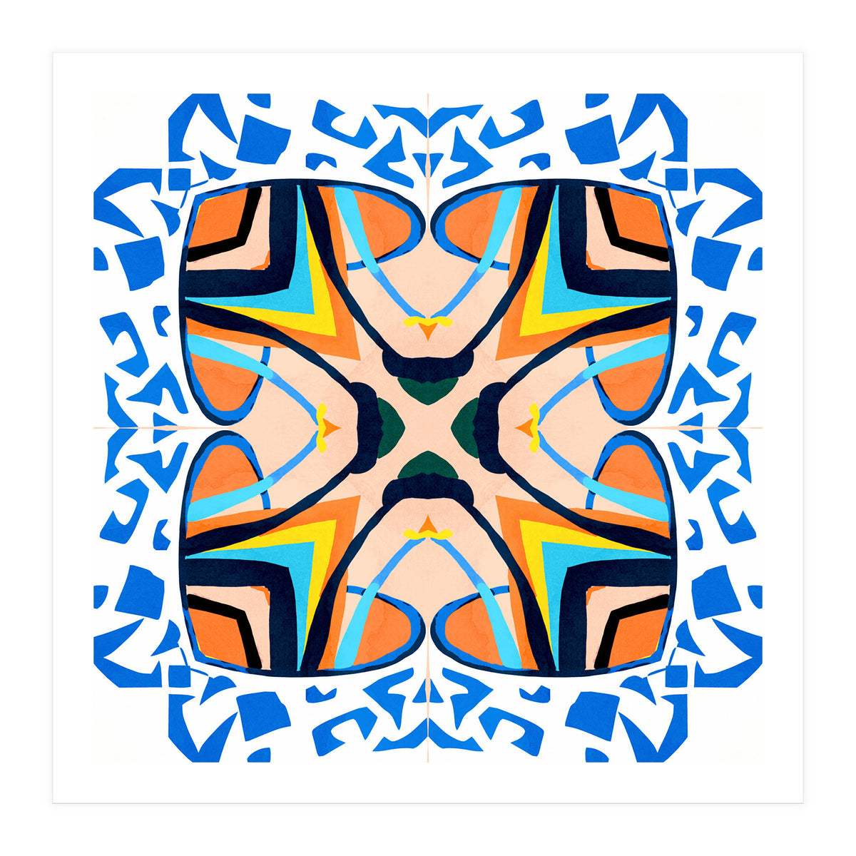 Mediterranean Tile (Print Only)
