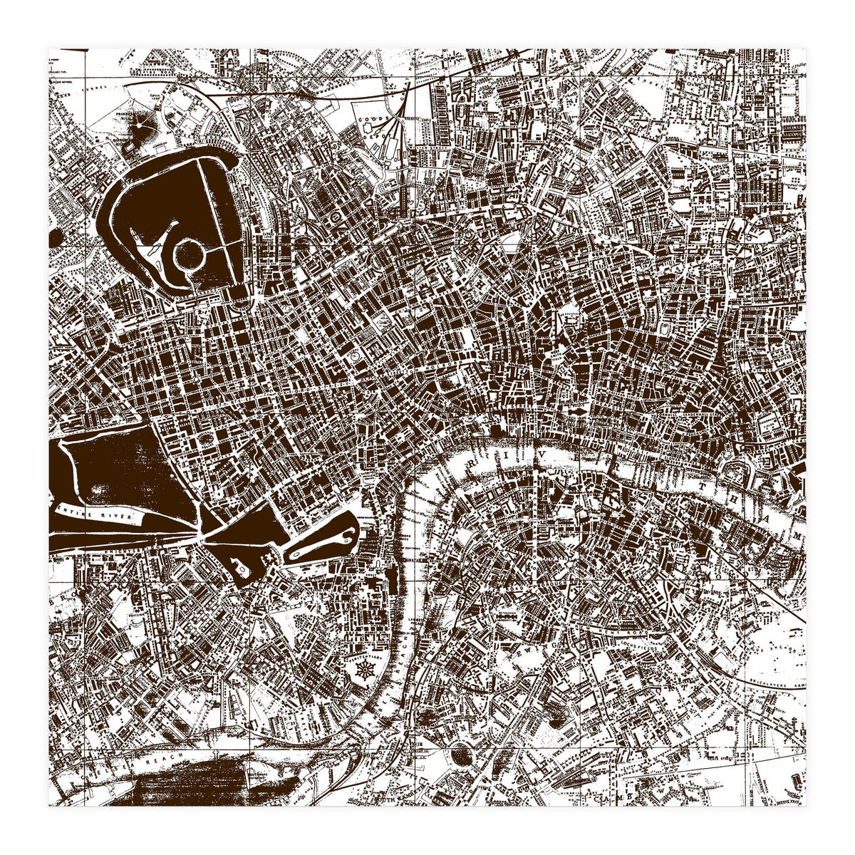 Old Town Map  (Print Only)