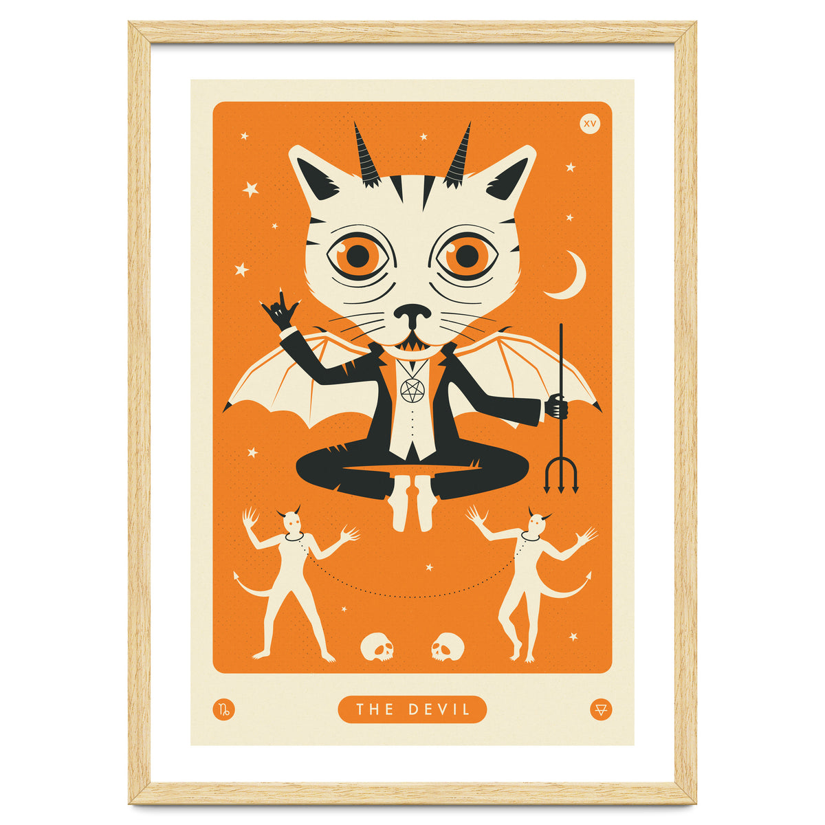 TAROT CARD CAT: THE DEVIL