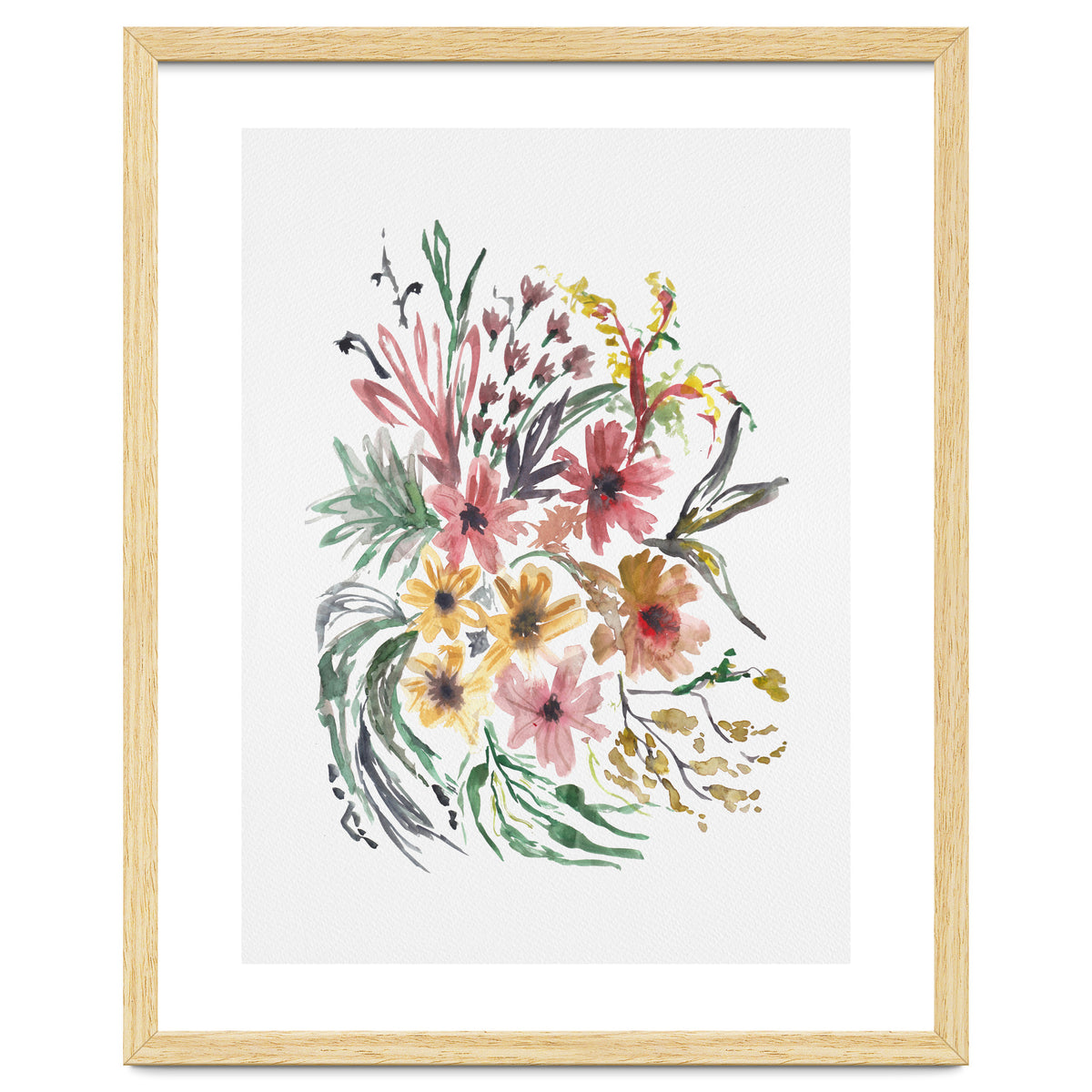 Earthy florals garden