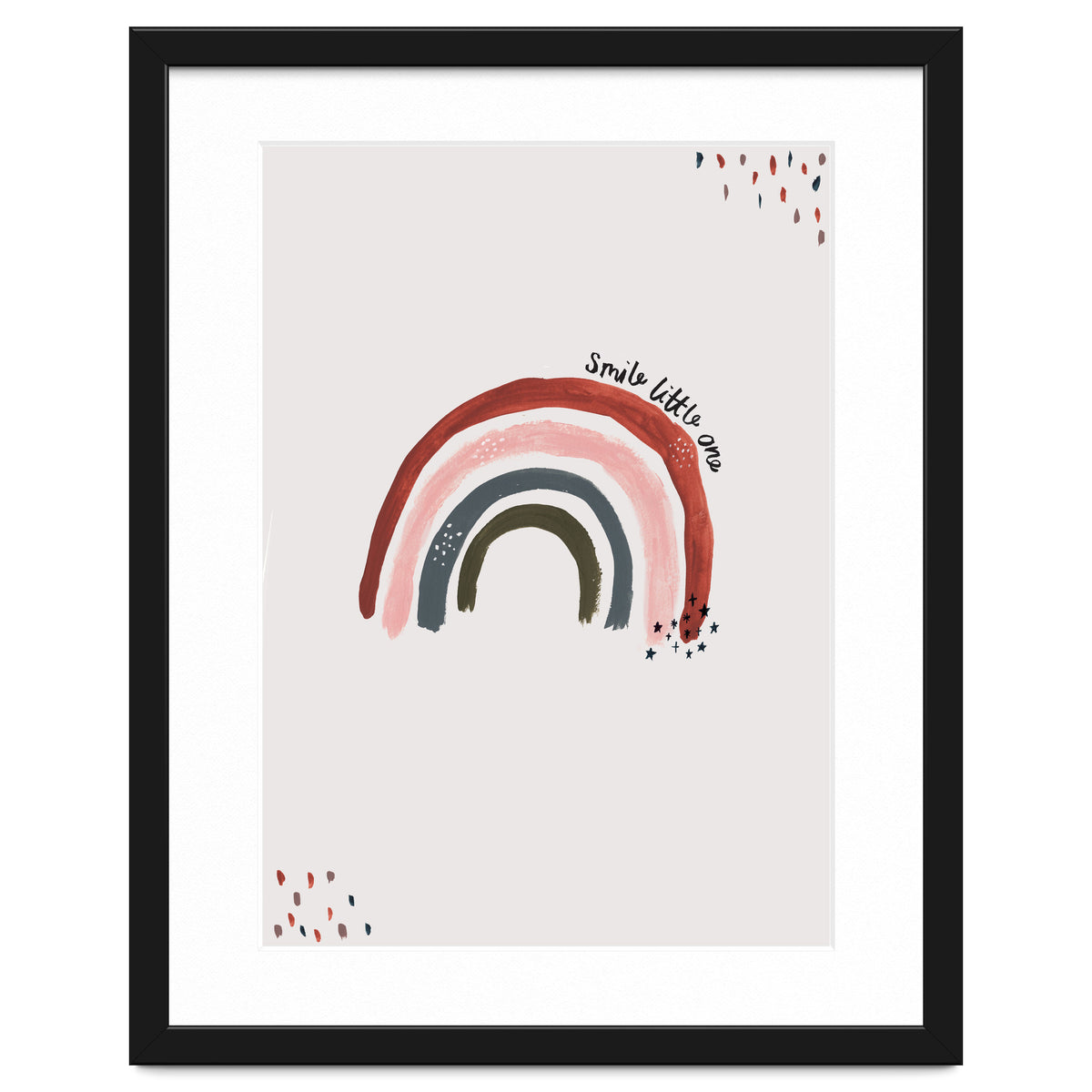 Smile Little One Rainbow Portrait