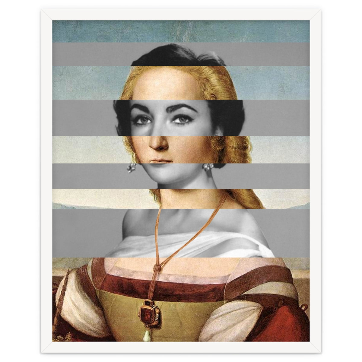 Rafael Portrait of Young Woman with Unicorn & Liz Taylor