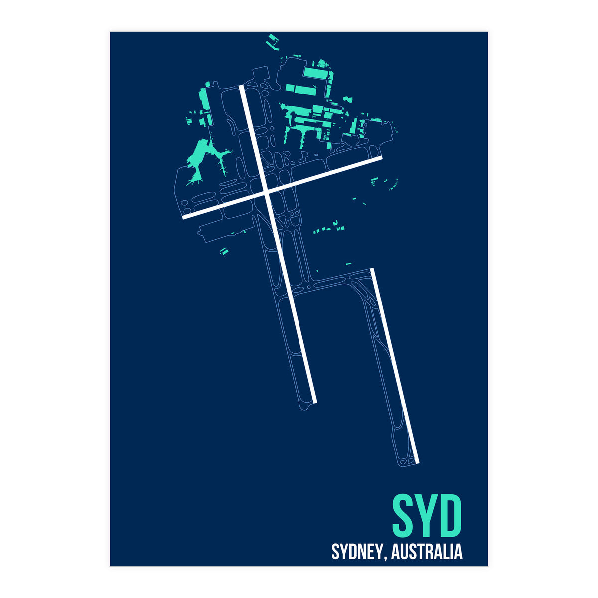 Sydney Airport Layout (Print Only)